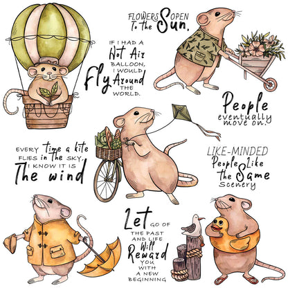 Mouse Series Clear Stamps