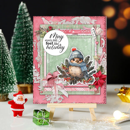 Christmas Birds Clear Stamps
