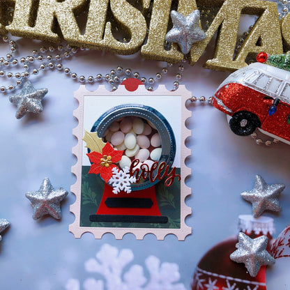 Christmas Candy Shake Box Metal Cutting Dies