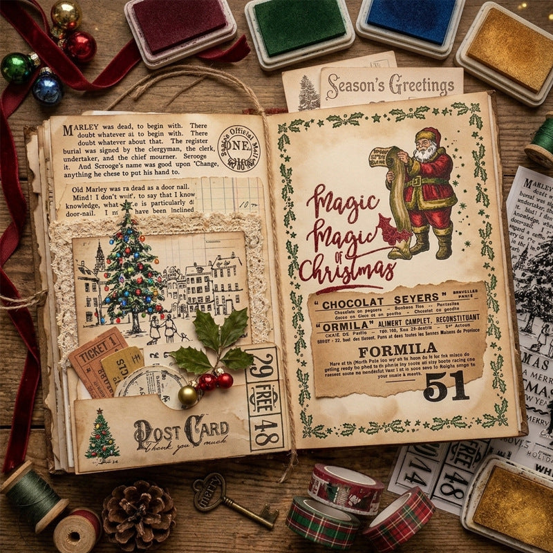 Christmas Series DIY Decorative Journal Clear Stamps
