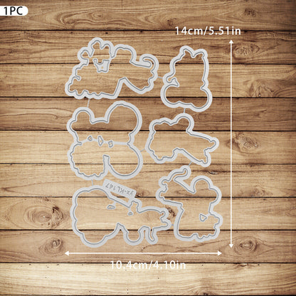 Valentine's Day Little Mouse Dies & Stamps Set