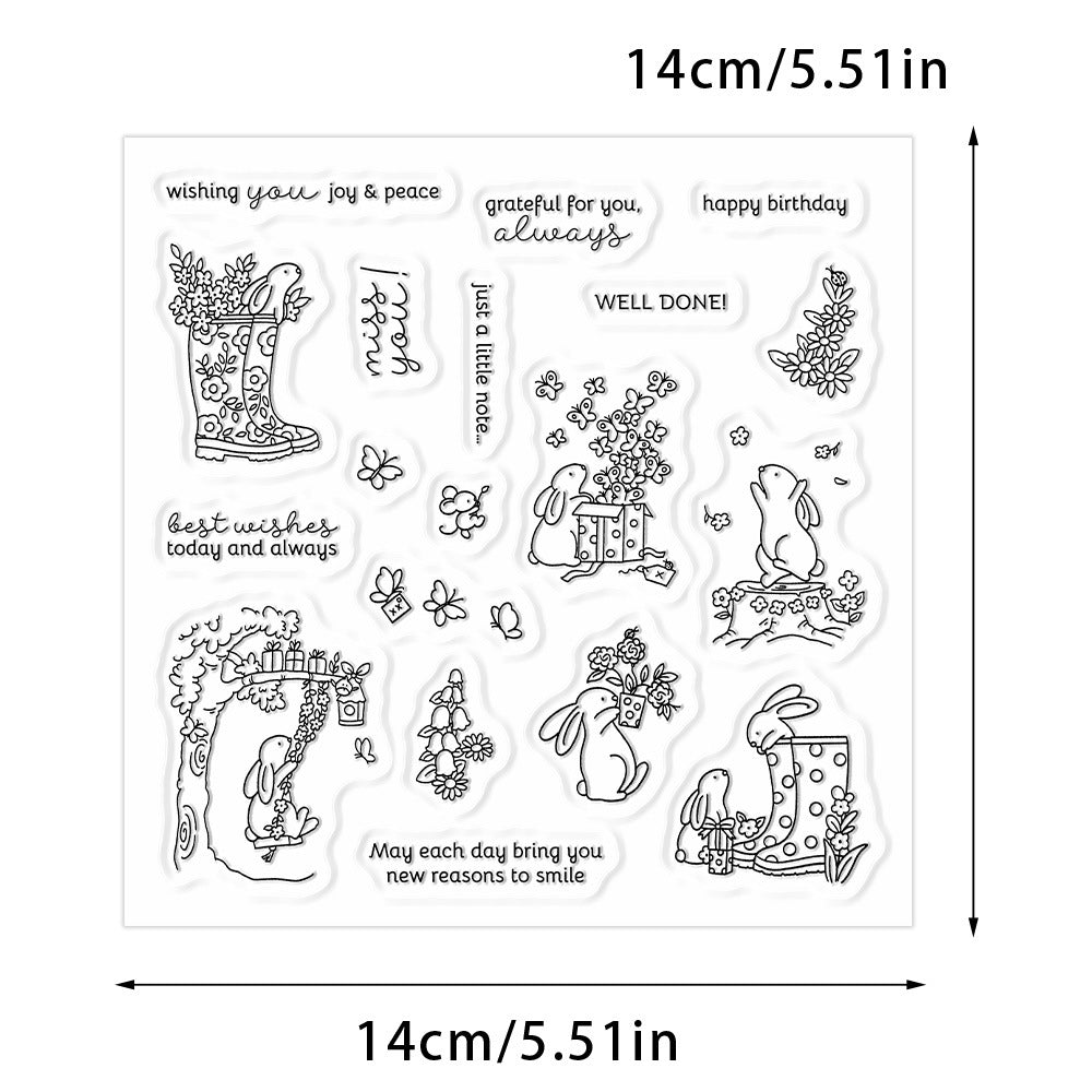 Bunny Daily Life Clear Stamps