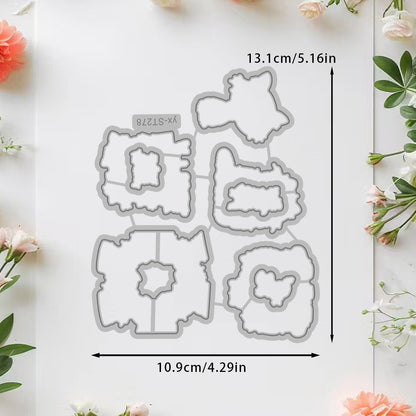 Cute Kitten Dies & Stamps Set