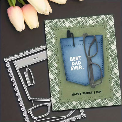 Father's Day Theme Metal Cutting Dies