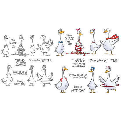 Funny Geese Dies & Stamps Set