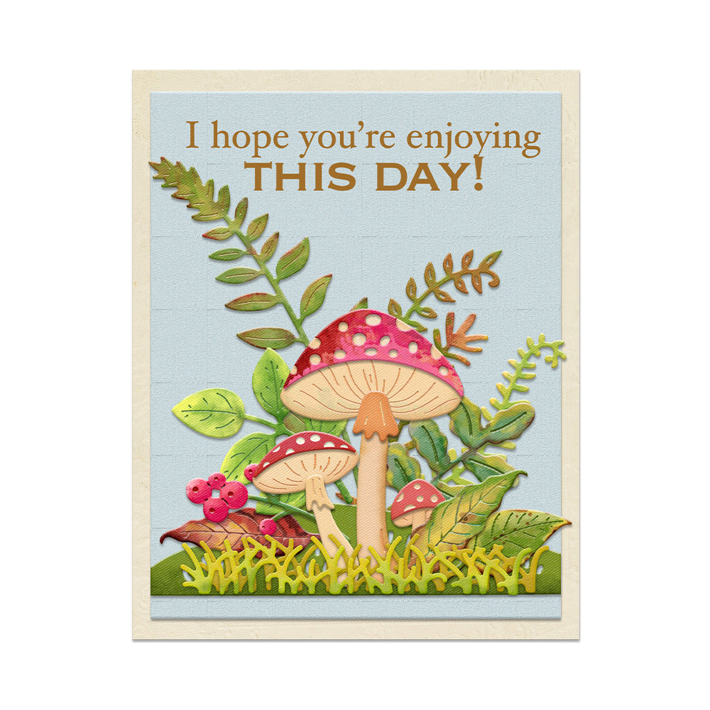 Mushrooms and Leaves Metal Cutting Dies