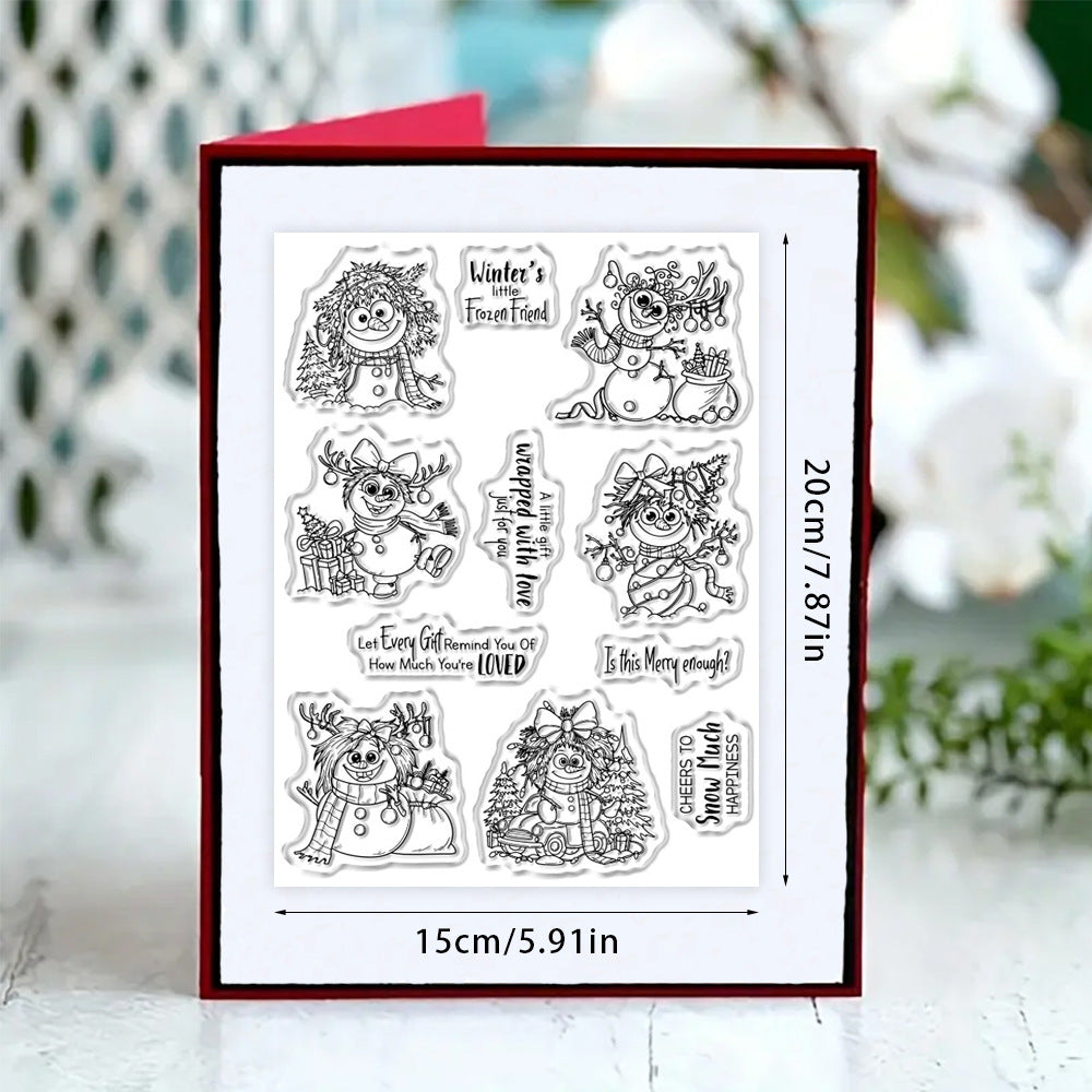 Christmas Snowman Clear Stamps