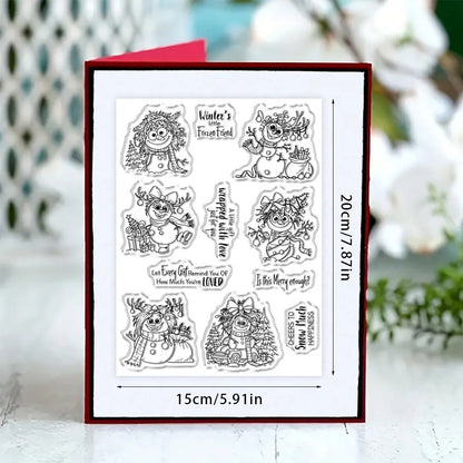 Christmas Snowman Clear Stamps