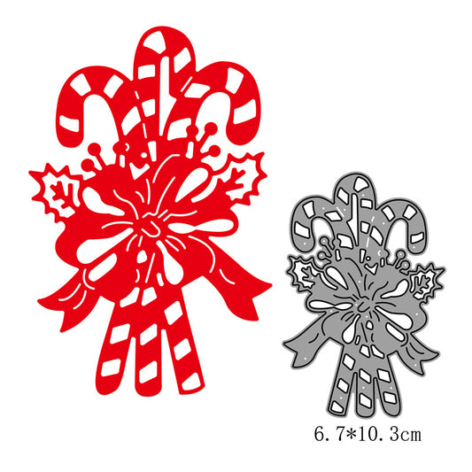 Christmas Umbrella Handle & Bow Cutting Dies