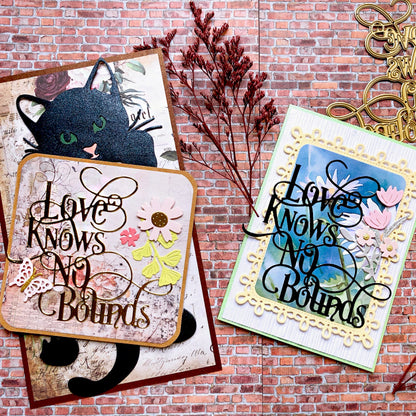 "Love Knows No Bounds" Metal Cutting Dies