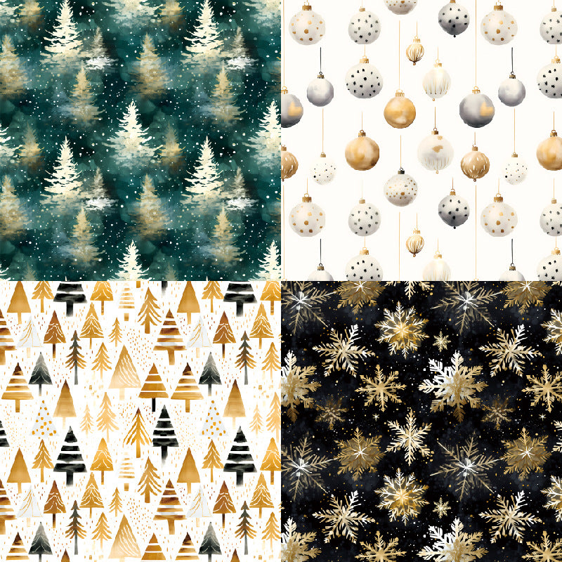 24PCS 6" Cryst Scrapbook Paper & Cardstock