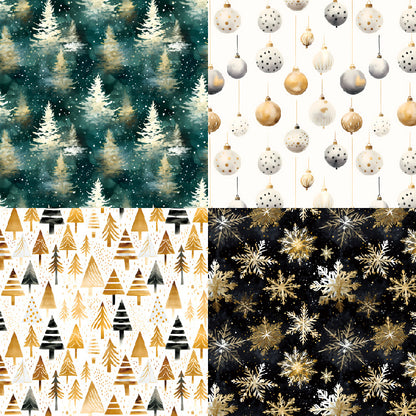 24PCS 6" Cryst Scrapbook Paper & Cardstock