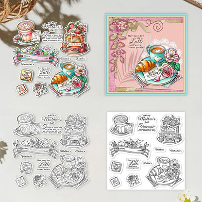 Festival Afternoon Tea Clear Stamps