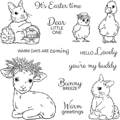 Cute Animals Clear Stamps