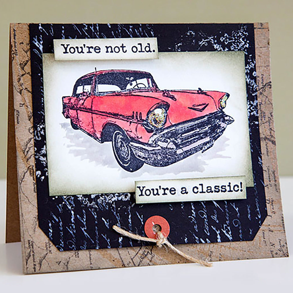 Retro Cars Clear Stamps