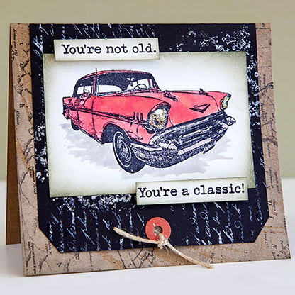 Retro Cars Clear Stamps