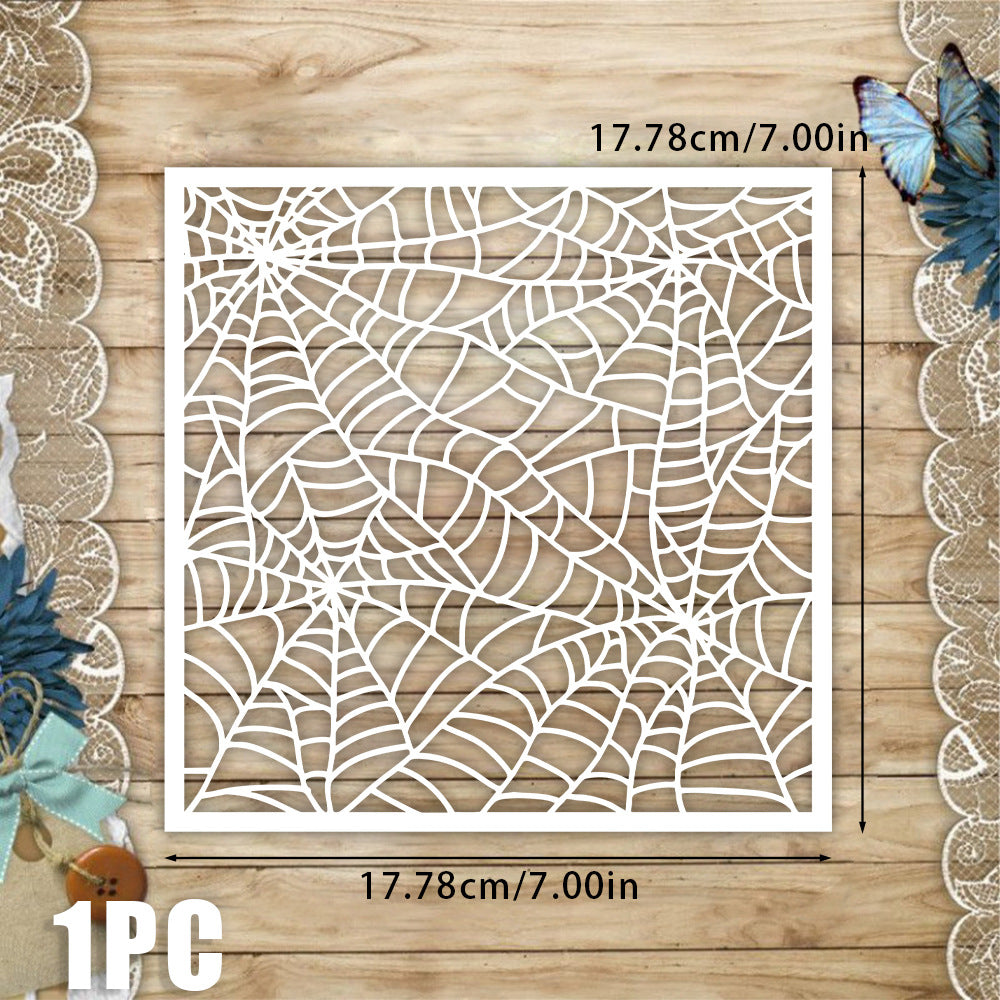 Spiderweb Pattern DIY Painting Hollow Stencil