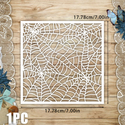 Spiderweb Pattern DIY Painting Hollow Stencil
