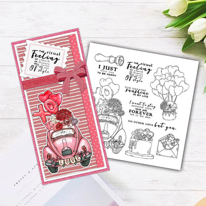 Valentine's Day Theme Clear Stamps