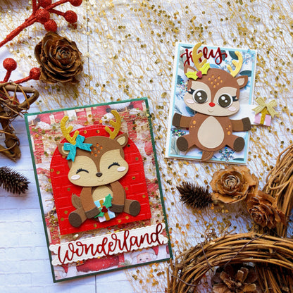 Christmas Reindeer Metal Cutting Dies