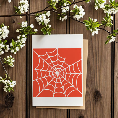 Spider Web Background DIY Painting Hollow Stencil