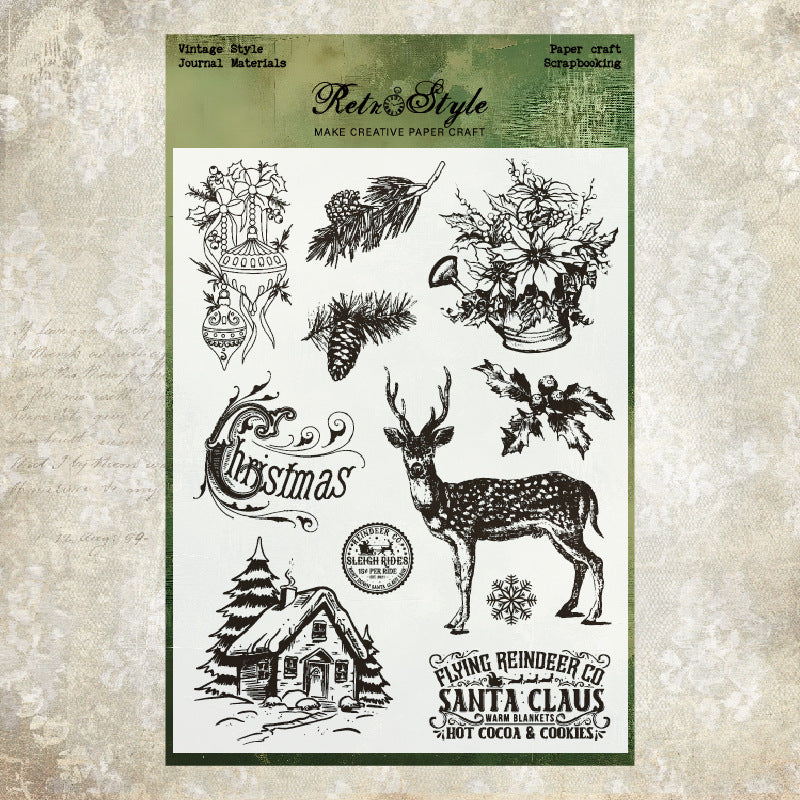 Various Patterns DIY Scrapbook Clear Stamps