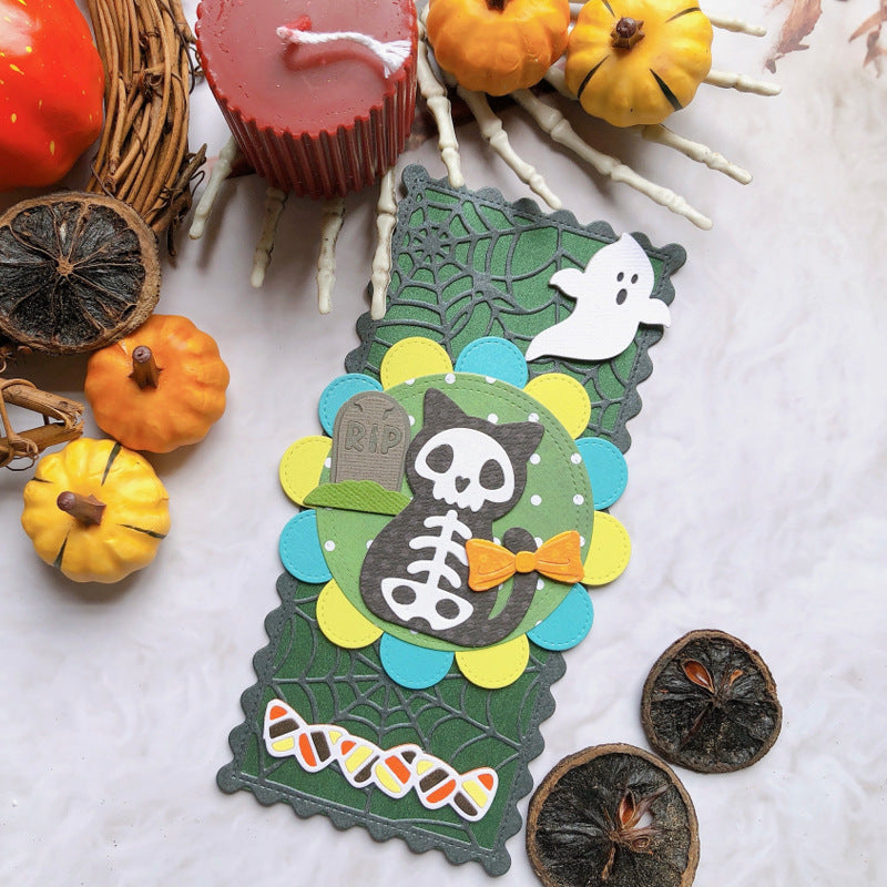 Skull Cat Metal Cutting Dies