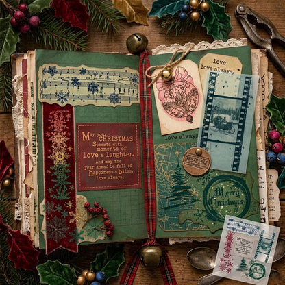 Christmas Series DIY Decorative Journal Clear Stamps
