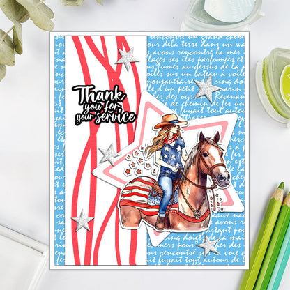Independence Day Theme Clear Stamps
