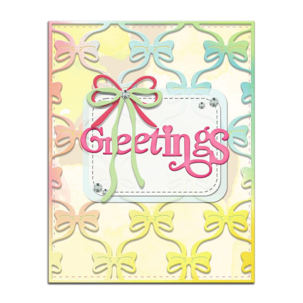 Bowknot Background Board Metal Cutting Dies