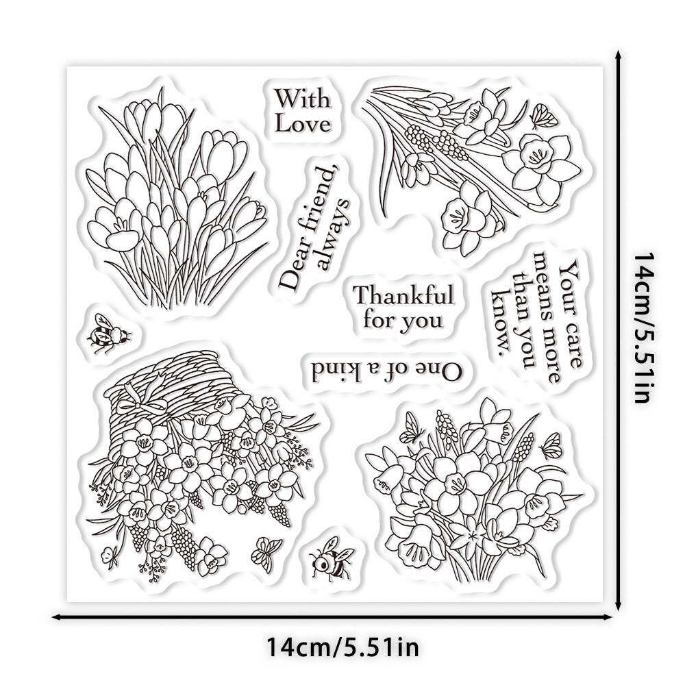 Colorful Bouquet Dies & Stamps Set