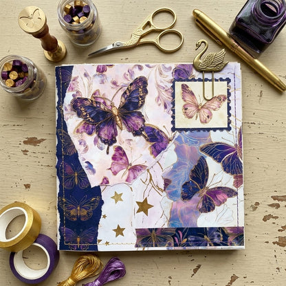 24PCS 6" Butterfly Scrapbook Paper & Cardstock