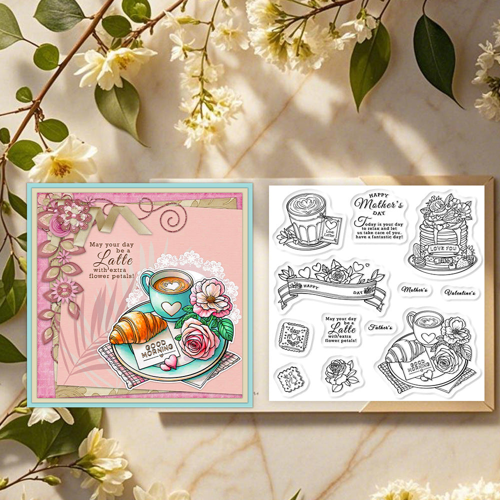 Festival Afternoon Tea Clear Stamps