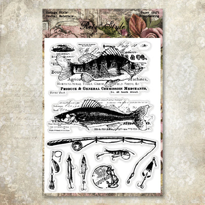 Retro Style DIY Scrapbook Clear Stamps