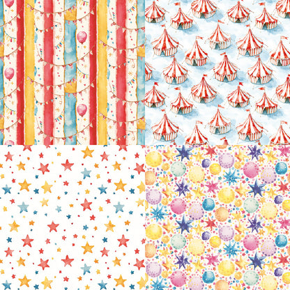 24PCS 6" Ferris wheel Scrapbook Paper & Cardstock