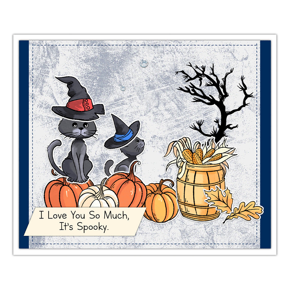 Halloween Cat Clear Stamps