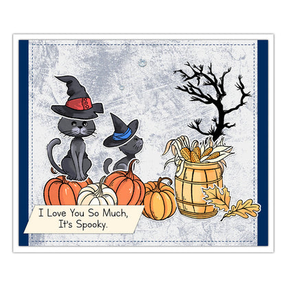 Halloween Cat Clear Stamps