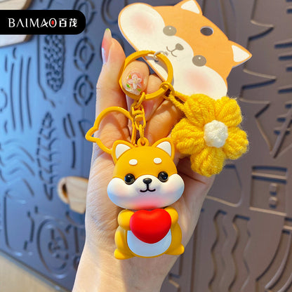 Cute Shiba Inu Doll Keychain
