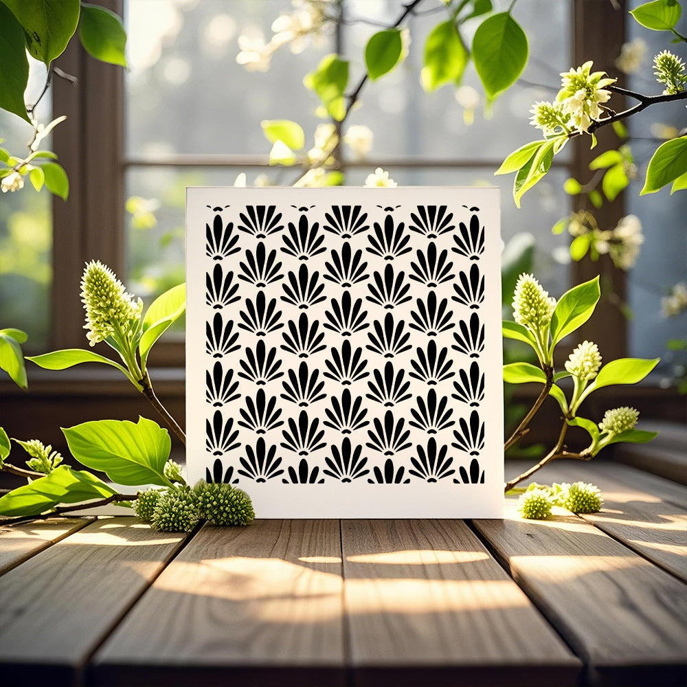 Small Grass Pattern DIY Painting Hollow Stencil