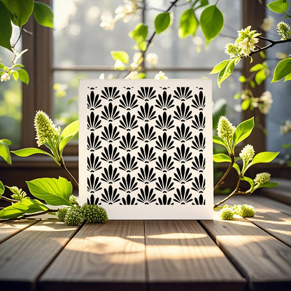 Small Grass Pattern DIY Painting Hollow Stencil