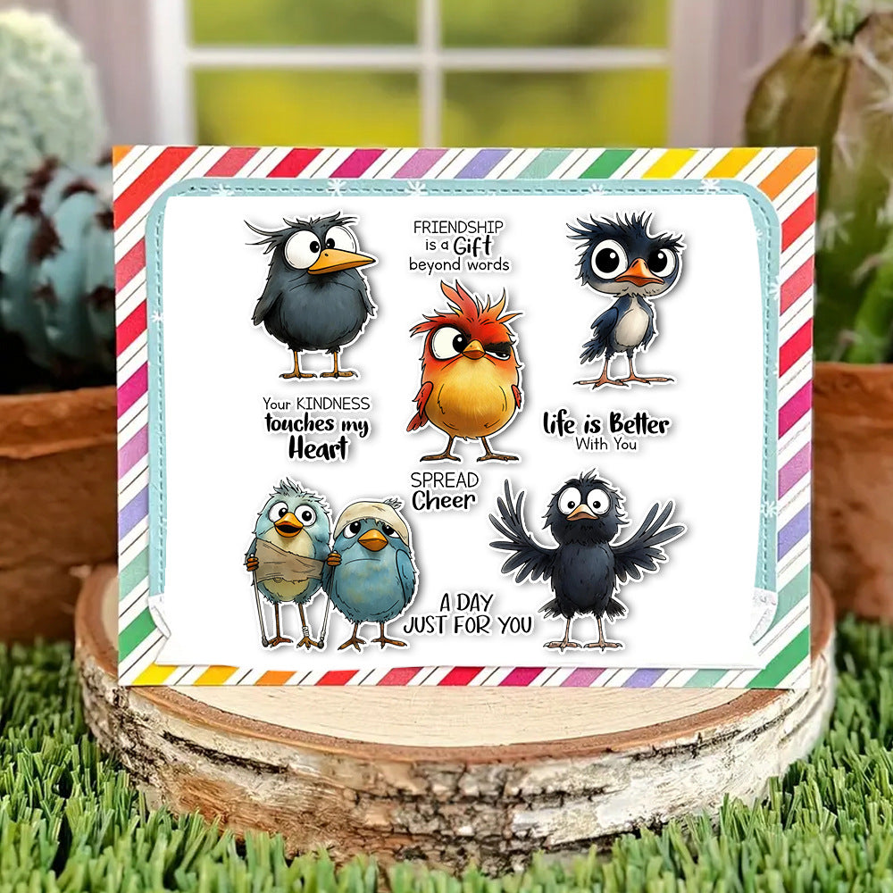 Cute Birds Dies & Stamps Set