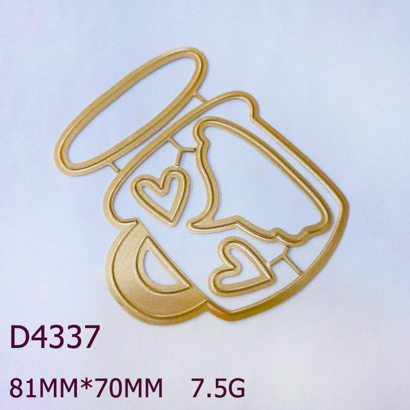 Cute Cream Mug Metal Cutting Dies