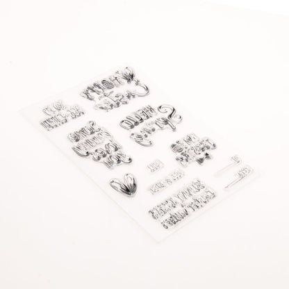 Easter Words Clear Stamps