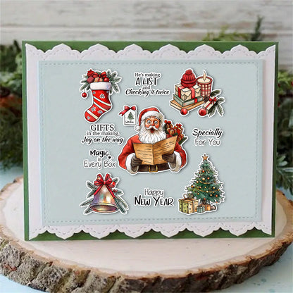 Christmas Elements Clear Stamps