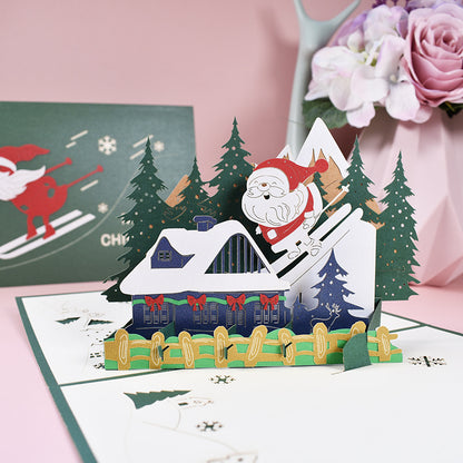 3D Creative Christmas Series Pop-Up Greeting Card