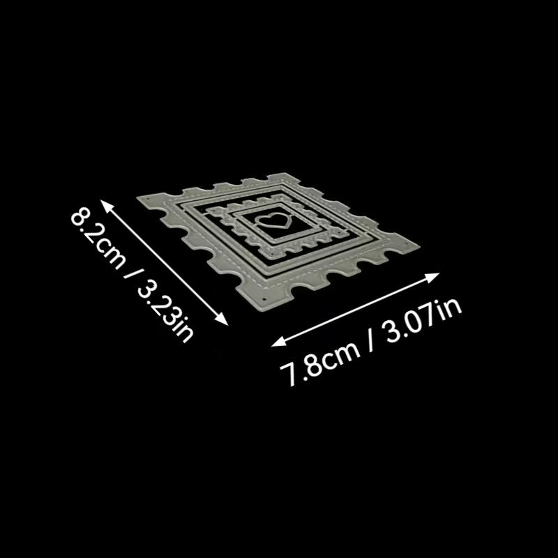 Retro Layered Square Frames Metal Cutting Dies