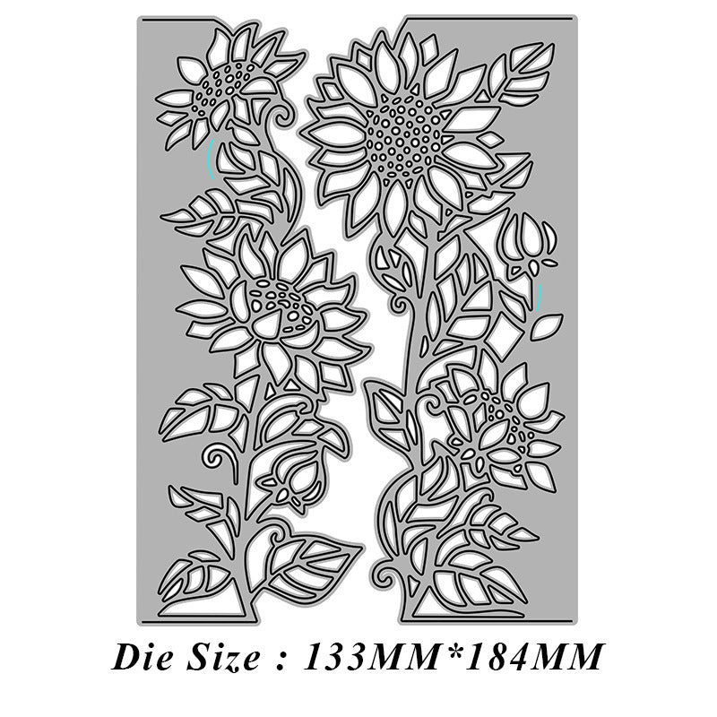 Sunflower Lace Frame Metal Cutting Dies