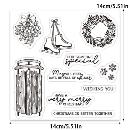 Merry Christmas Dies & Stamps Set