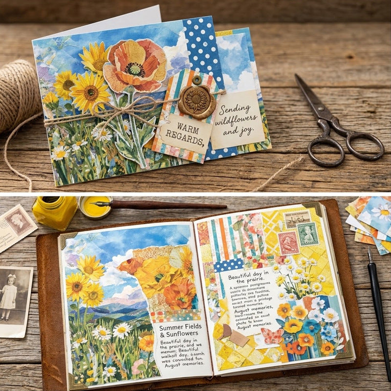 24PCS 6" Prairie Scrapbook Paper & Cardstock