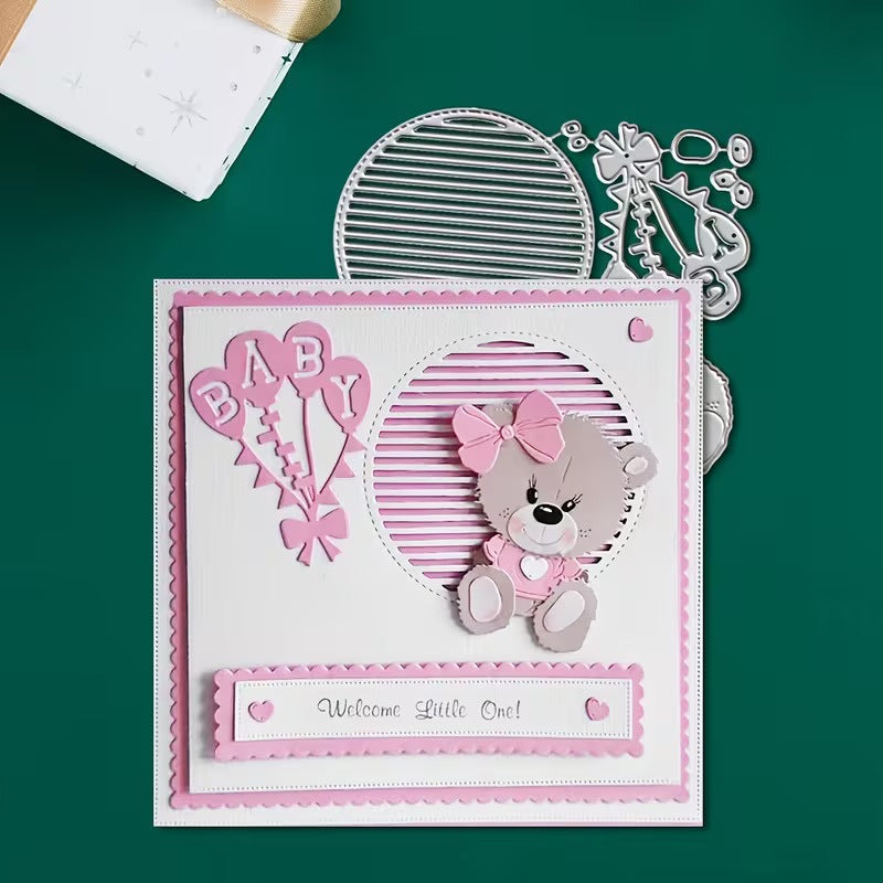 Baby Bear Balloon Metal Cutting Dies